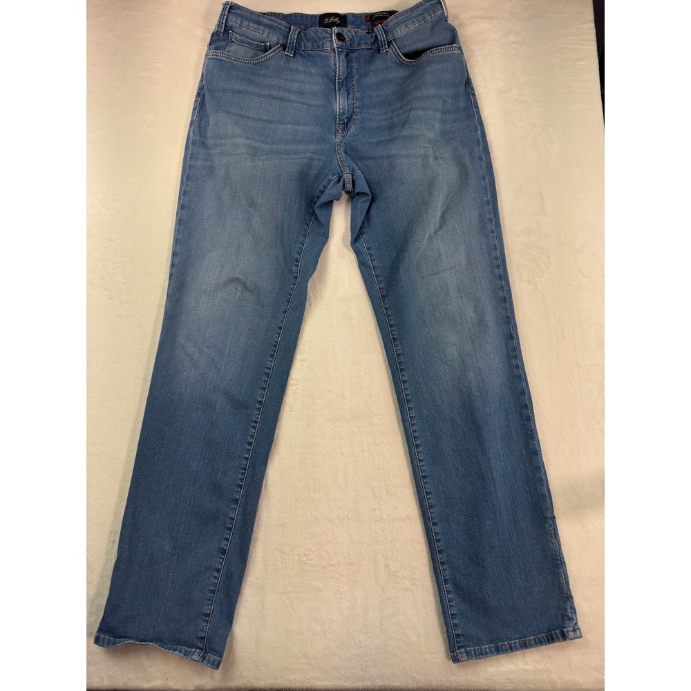 34 Heritage Charisma Comfort Rise‎ Classic Straight Leg Jeans Blue Mens 38x34